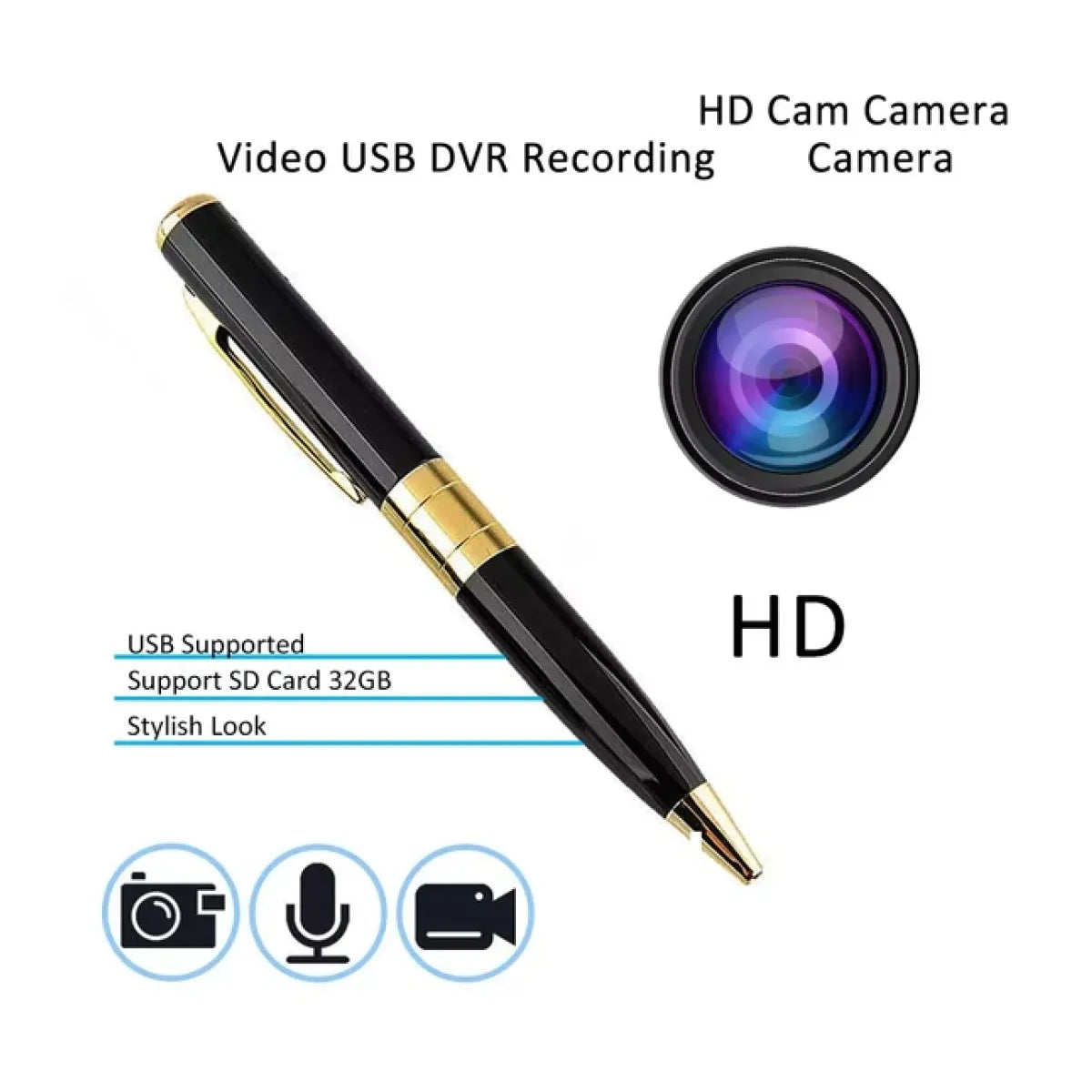 Mini Hidden Pen Camera